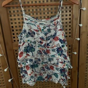 ella moss ruffle tank
